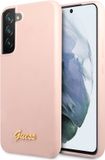 Guess Siliconen hoesje Samsung Galaxy S22 Plus - Roze