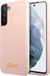 Guess Siliconen hoesje Samsung Galaxy S22 Plus - Roze