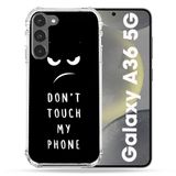 Cokitec Versterkte hoes voor Samsung Galaxy A36 5G Humor Don't Touch