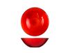 H&h Set van 6 bowlen, met rode glitter, 15 cm