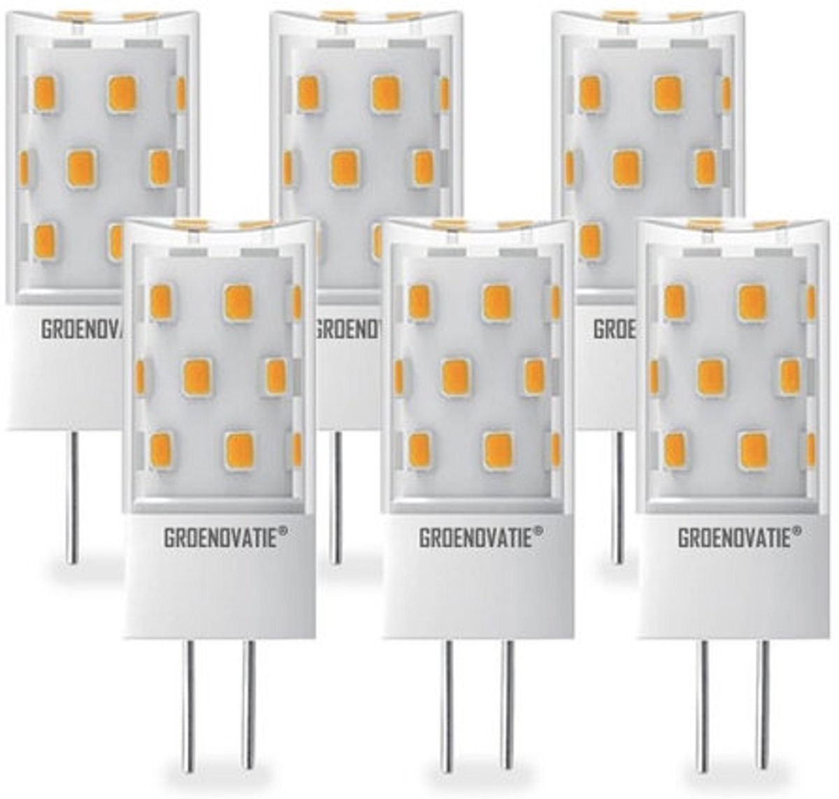 Groenovatie G4 LED Lamp 5W Warm Wit Dimbaar 6-Pack