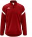 Kappa Dolvole Trainingsjack met 1/2 rits voor heren - Rood/Wit - Maat S