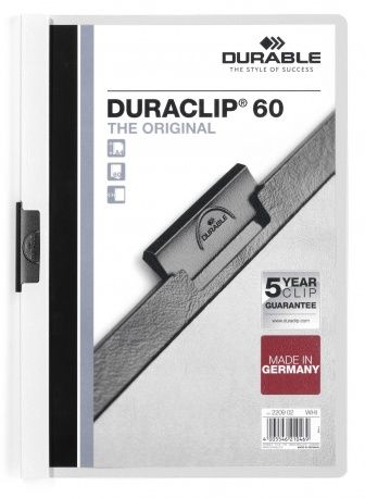Durable Duraclip 60 A4 Klemmap - Wit