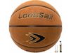 LONGSAIL Ballon de basket premium en cuir composite/microfibre marron - Taille #7