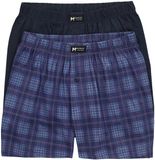 Men Plus - Heren Boxershorts Set van 2 - Navy Blauw - Maat XL