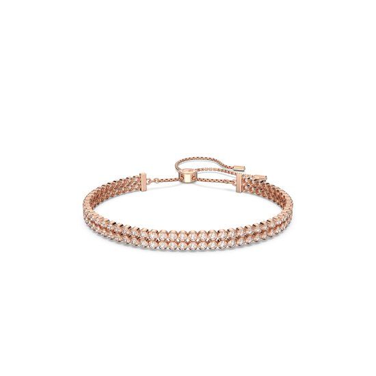 Swarovski Armband Subtle Double Rose 5224182 - Rosékleurig - Crystal - Vrouwen