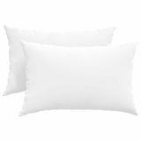 vidaXL - Zitkussens - 2 stuks - Stof - Wit - 60 x 40 cm