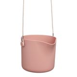 Elho B.for Swing 18 Pot suspendu - Pot de fleurs d'intérieur - Cordon de suspension réglable inclus - Ø 18.0 x H 16.5 cm - Rose délicat