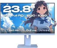 JAPANNEXT Gaming Monitor 23.8" IPS Full HD 120Hz 0.5ms Pastel Blauw | JN-IPS238G120F-HSP-BB