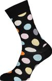 Happy Socks Big Dot Sokken - Zwart/Multi - Maat 41-46