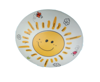 Niermann stand by 681 Plafondlamp - Wit/Geel - E27 - 15W - Ø 360 mm