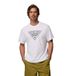 Columbia Heren PFG Shield shirt met korte mouwen, wit, XL