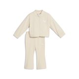 PUMA Essentials Elevated geribd trainingspak voor peuters 62, Alpine Snow White