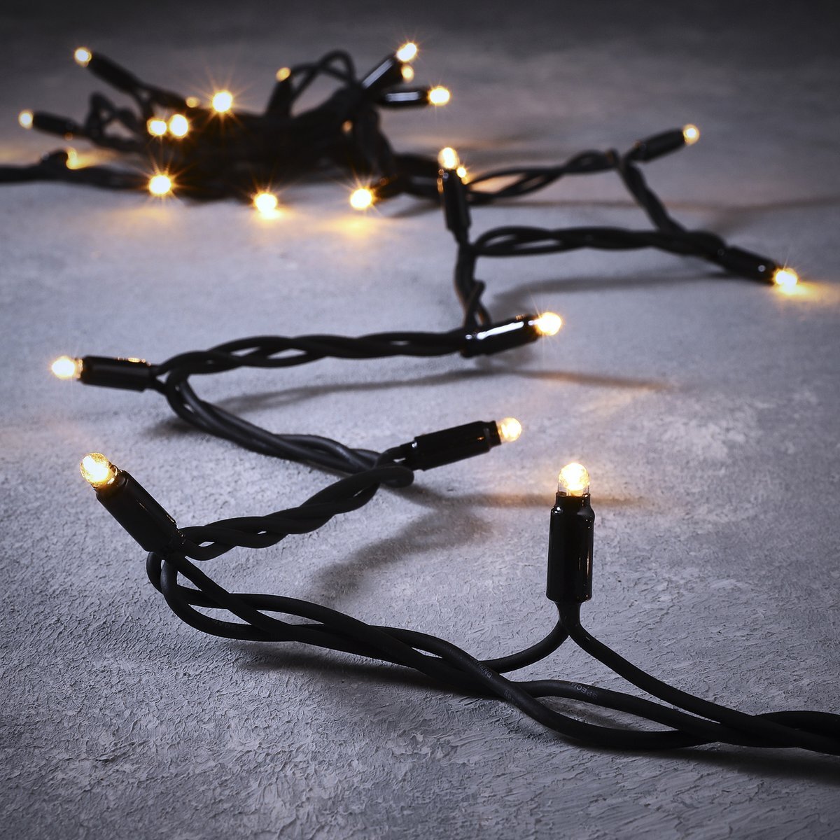 Luca lighting - Connect xp extension cord black 40led - l400cm