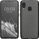 kwmobile telefoonhoesje geschikt voor Samsung Galaxy A40 - Hoesje voor smartphone - Back cover in metallic grijs