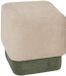 ATMOSPHERA CREATEUR D'INTERIEUR Set van 2 stapelbare poefs DOKI Gris