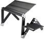 Bol Table pour ordinateur portable - Table pour ordinateur portable - Support pour ordinateur portable - Table de lit - Table de lit - Noir