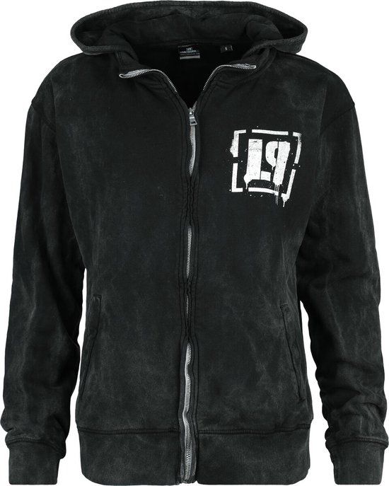 Linkin Park Meteora Spray Dames Vest met capuchon - zwart - L