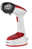 Heinner Kledingstomer – 1240-1470 W – Waterreservoir 120 ml – Opwarmtijd 30 sec – Continue Stoom – RVS-stoomplaat – Opvouwbare Handstomer – Rood/Wit