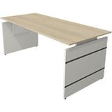 Kerkmann Form 4 Bureau Rechthoekig Ahorn Wang 1.800 (B) x 800 (D) x 760 (H) mm