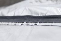 Vertex Optimount Autohoes met ritssluiting, reflecterend, 120gr + katoen, Zilver, maat: SUV/VAN XL