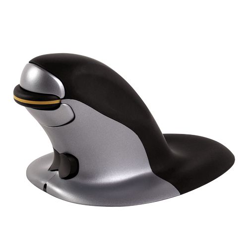 Fellowes Penguin - Draadloze Ergonomische Muis - Zwart - Large