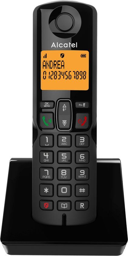 Alcatel S280 Dect - Draadloze Telefoon - Zwart