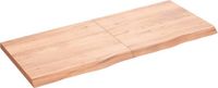vidaXL Wastafelblad - 120x50cm - Eikenhout - Lichtbruin
