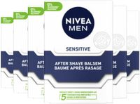 NIVEA Men Aftershave Balsem Sensitive - 6 x 100 ml - Voordeelverpakking