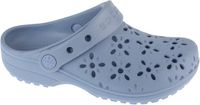 Crocs Classic Floral Cut Out Clog Enfants Bleu Taille 29/30