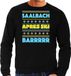 Bellatio Decorations Apres ski sweater heren - Saalbach - zwart - XL