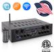 Pyle Bluetooth Versterker - Karaoke Draadloze Audioversterker - 4-Kanaals Stereo Audio Thuisbioscoop Luidspreker - Geluid Vermogensontvanger met AUX IN, FM, RCA - Subwoofer Luidsprekers