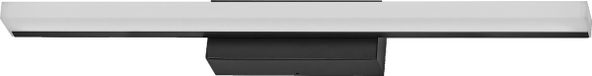 LEDVANCE Orbis Mirror light in black, 60 cm, 10 W, 950 lm, IP44, Click CCT, Dimmable