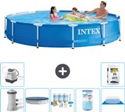 Intex Rond Frame Zwembad - 366 x 76 cm - Blauw