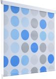 vidaXL Rolgordijn voor douche cirkel 140x240 cm