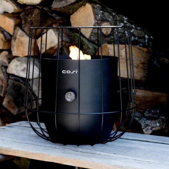 Cosi Cosiscoop Basket Black Gas Lantern - 300W - Black