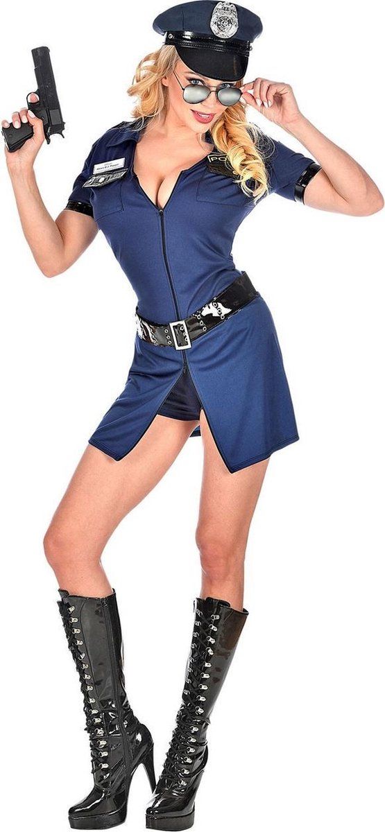 Widmann Politie & Detective Kostuum | Ondeugende Politie Agente | Vrouw | Large | Carnaval