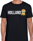 Bellatio Decorations Heren T-shirt Holland Zwart M