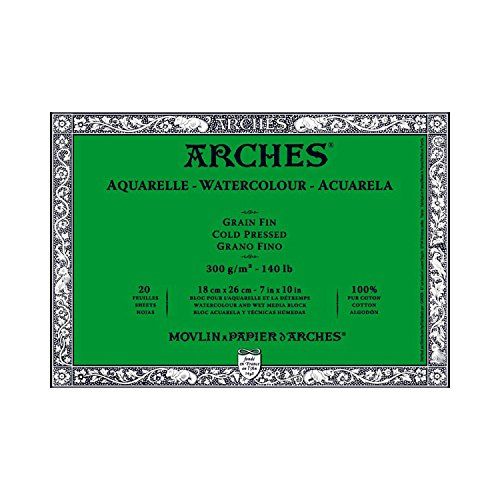 Arches Aquarelblok 300gr GF Col4cote - 18x26cm