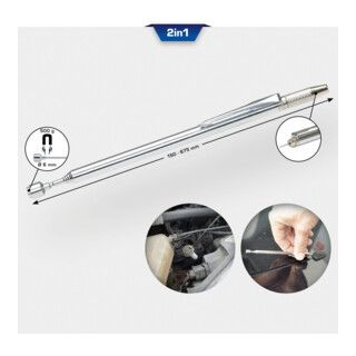 Brilliant Tools 2-in-1 Telescopic Magnet and Windshield Washer Nozzle Tool