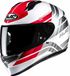 HJC C10 Hiper Casque - Casque intégral - Blanc/rouge/gris - Taille XXL