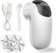 POTALAI TRADE Kft Rasoir anti-bouloches électrique, Rasoir anti-bouloches rechargeable pour vêtements, Lames à 6 feuilles, 3 vitesses réglables, Écran LED, Câble USB Type-C, Blanc