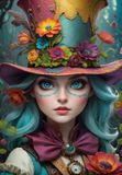 Bluebird Puzzle legpuzzel Lady with a Hat - 1000 pièces coloré