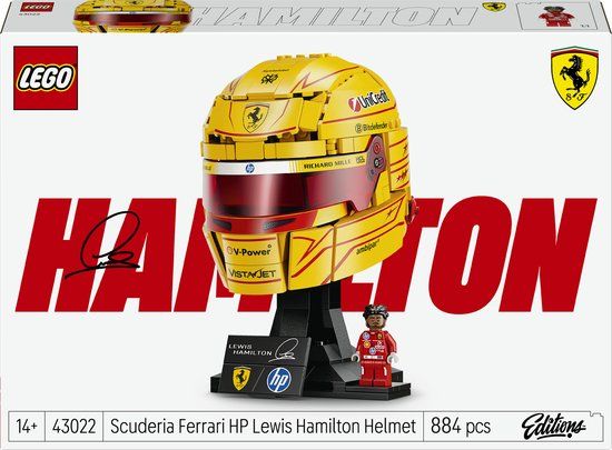 LEGO Editions Scuderia Ferrari HP Helm van Lewis Hamilton - 43022