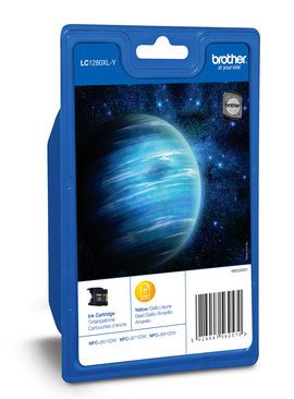 Brother LC-1280XLYBP - Inktcartridge - Geel - 1200 pagina's