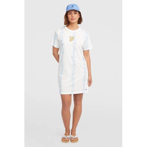 O'Neill t-shirtjurk korte jurk wit