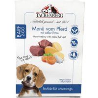 Tackenberg Barf 2 Go, Volwassen, Menu van paard met edele oogst 500 g