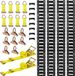 VEVOR E-Track railset, 4-pack, 2,3 m E-Track rails, 26-delige set