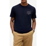 Tommy Hilfiger T-shirt Homme L Coton Manches courtes Bleu