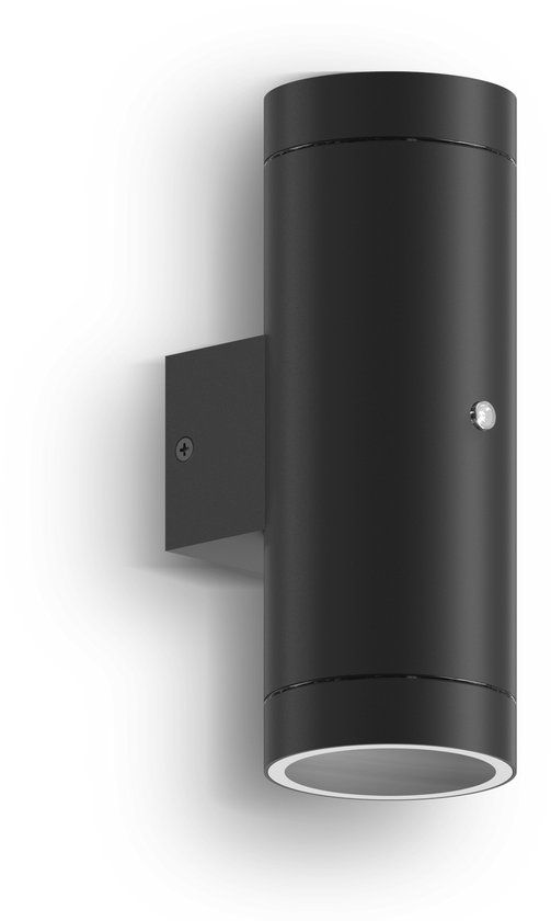 Calex Pavia Wandlamp - 2x GU10 - Zwart
